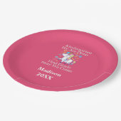 幼稚園卒業～一年生ユニコーン ペーパープレート (アングル)