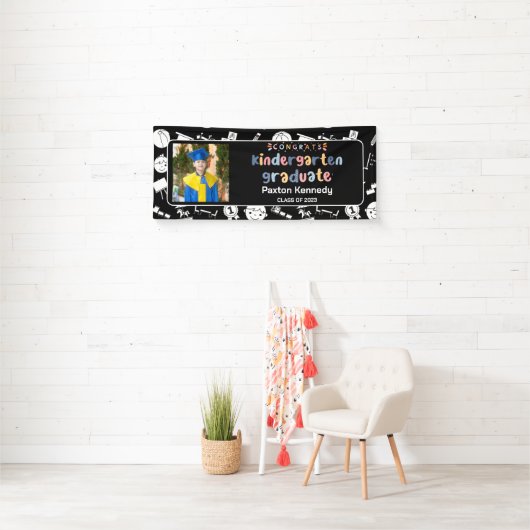 幼稚園大学院幼稚園卒業写真 横断幕 (インサイチュ)