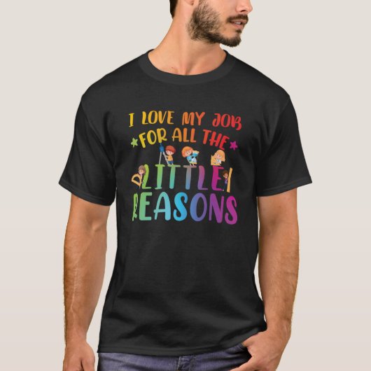 幼稚園小学校先生 Tシャツ (正面)