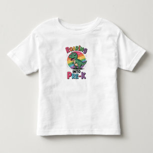 幼稚園就学前の初日 バックトゥスクール トドラーTシャツ