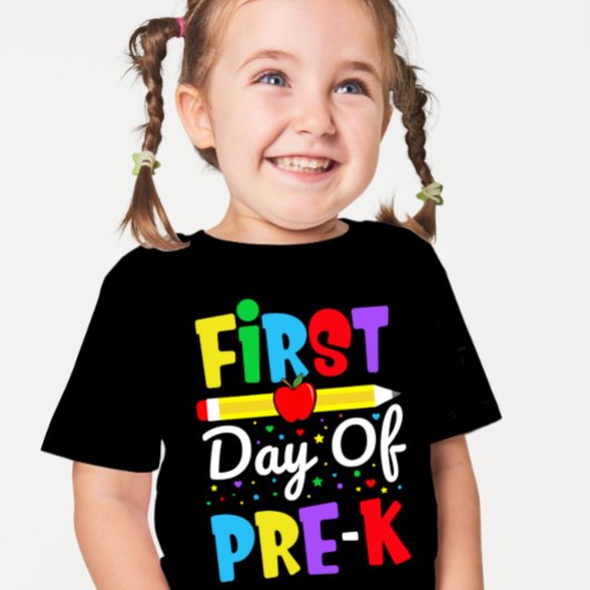 幼稚園年少組の初日 レインボー 幼稚園児 Tシャツ