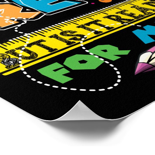 幼稚園幼稚園Ea就学初日 ポスター (角)