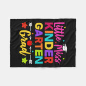 幼稚園恋しく思 フリースブランケット (正面(横))