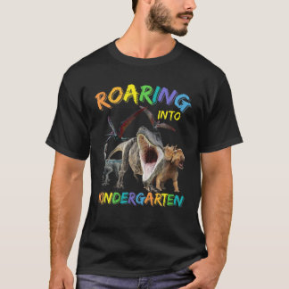 幼稚園恐竜新学期 Tシャツ