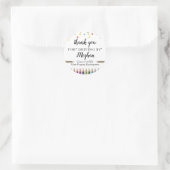 幼稚園感謝してい卒業君 ラウンドシール (バッグ)