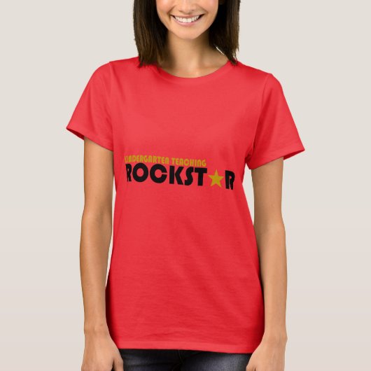 幼稚園教えロックスター Tシャツ (正面)