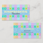 幼稚園教師の名刺 名刺 (正面/裏面)