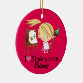 幼稚園教師学生のカスタム セラミックオーナメント (右)