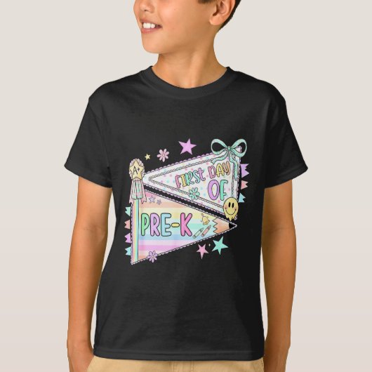 幼稚園教諭 プレKののぼり旗 はじめまして Tシャツ (正面)