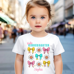 幼稚園新学期かわいいボウペンシル名 トドラーTシャツ