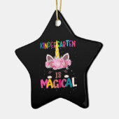 幼稚園新学期キッズユニコーンフローラ セラミックオーナメント (左)