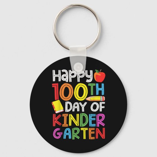 幼稚園日100先生キッズ100日 キーホルダー (正面)