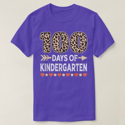 幼稚園日100先生Schoの100日目 Tシャツ (デザイン正面)