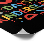 幼稚園日100日 ポスター (角)