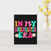 幼稚園時代に戻る 幼稚園 カード (黄色い花)