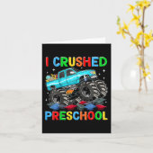 幼稚園最後の日を粉砕した モンスターTシャツ カード (黄色い花)