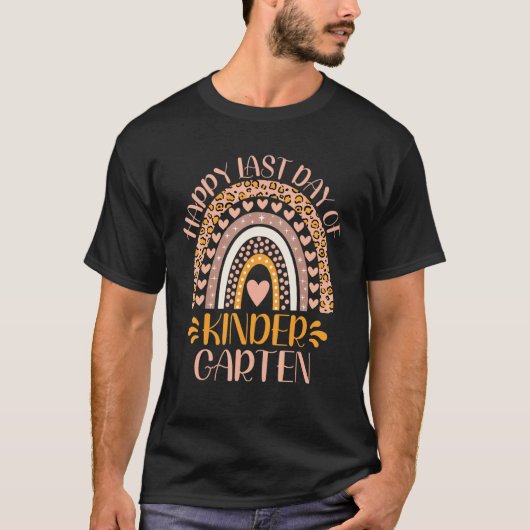 幼稚園最後の日 Kg1 Kg2 先生 Tシャツ (正面)