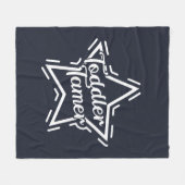 幼稚園気に先生 フリースブランケット (正面(横))