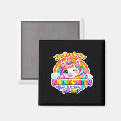 幼稚園準備完了ユニコーン 入学式 マグネット (正面/裏面)