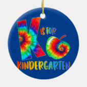 幼稚園絞り染め先生生 セラミックオーナメント (裏面)