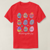 幼稚園聞生教えBunny Egg E Tシャツ (デザイン正面)