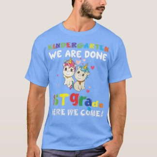 幼稚園1年生を終えた可愛い来ユニック Tシャツ