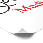 幼稚園1日目サインポスターウォールアート フォトプリント (角)