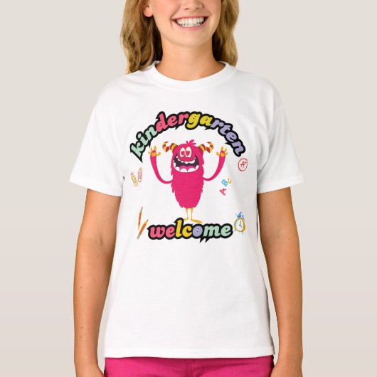 幼稚園1日目 Tシャツ (正面)