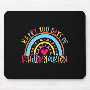 幼稚園100日の幸せな100 Day学校R マウスパッド