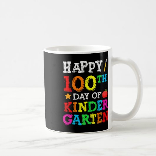 幼稚園100日目の日 コーヒーマグカップ (右)