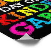 幼稚園100日目の日 ポスター (角)