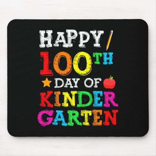 幼稚園100日目の日 マウスパッド (正面)