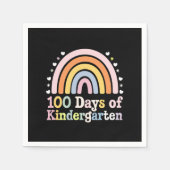 幼稚園100日目先生100日 スタンダードカクテルナプキン (正面)