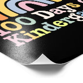 幼稚園100日目先生100日 フォトプリント            (角)