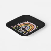 幼稚園100日目先生100日 ペーパープレート (傾斜あり)