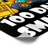 幼稚園100日目日100名 ポスター (角)