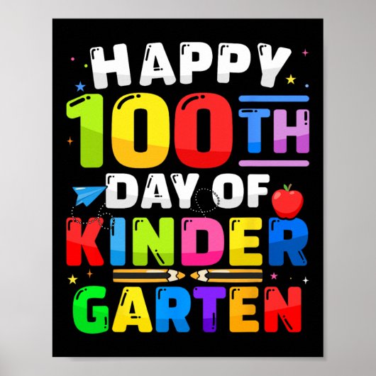 幼稚園100日目100日先生 ポスター (正面)