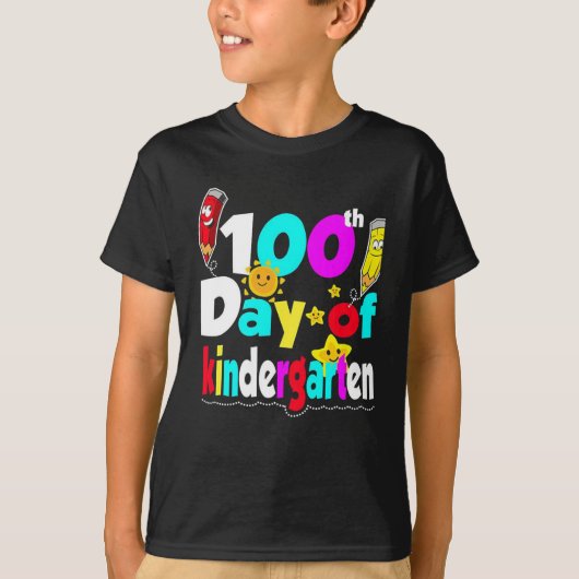 幼稚園100日記念Tシャツ Tシャツ (正面)