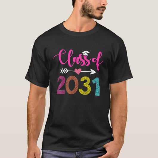 幼稚園2021卒業Teeクラス2031グロ Tシャツ (正面)