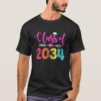 幼稚園2021 Tクラス2034私と一緒に成長 Tシャツ