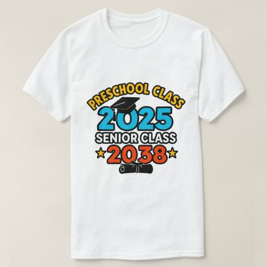 幼稚園2025シニア2038クラス Tシャツ (デザイン正面)