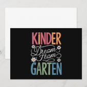 幼稚園 ドリームチーム 教師 戻ってきた 招待状 (正面/裏面)