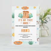 幼稚園 マイ・ファースト・ロデオ・カウボーイ 招待状 (スタンド正面)