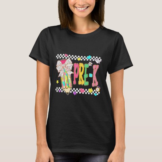 幼稚園+前の学年の最初の日 Tシャツ (正面)
