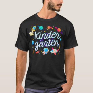 幼稚園 宇宙飛行士 惑星 スペース バックトゥー Tシャツ