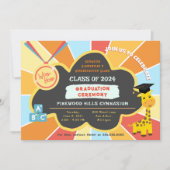 幼稚園 小学校 入園式 卒業式 招待状 (正面)