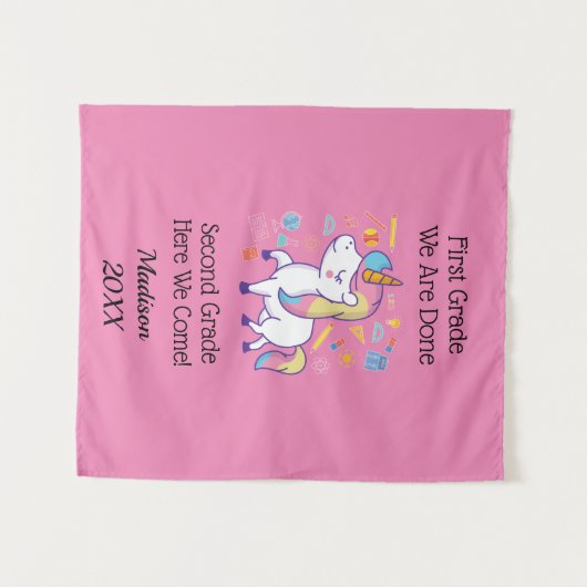 幼稚園 小学校 入学 進級 タペストリー (正面(横))