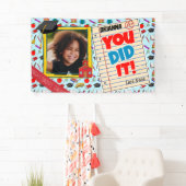 幼稚園/幼稚園の卒業写真バナー 横断幕 (インサイチュ)