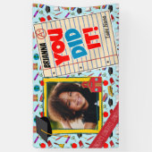 幼稚園/幼稚園の卒業写真バナー 横断幕 (縦)