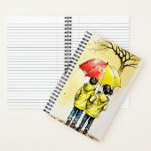 幼絵画年の愛に満10代のちている ノートブック (内側)